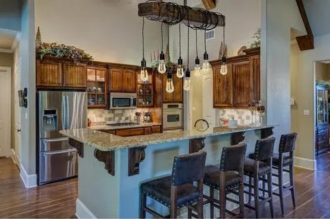 Rustic Kitchen Island Lighting