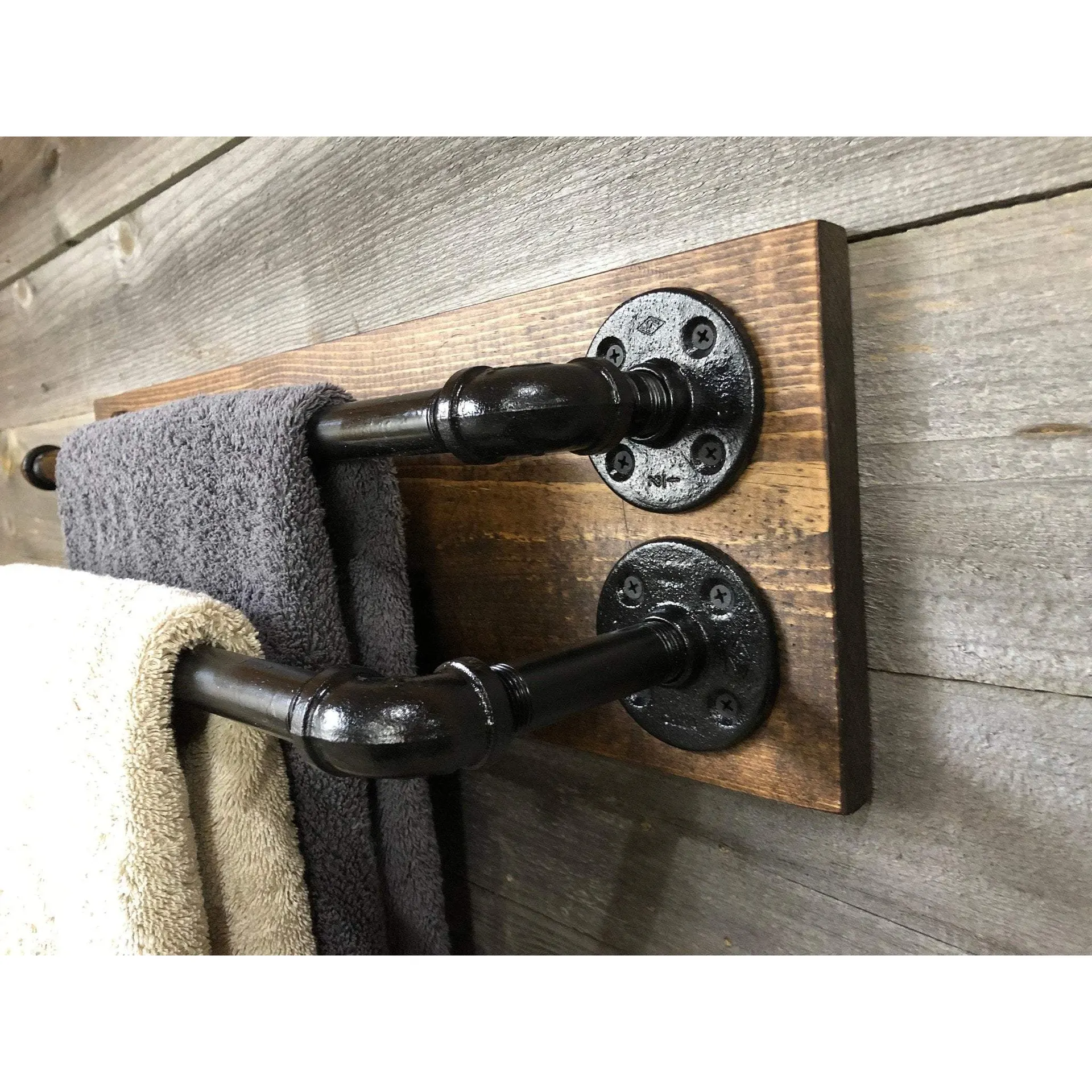 Bath Towel Holder Double Bar Bath Towel Holder