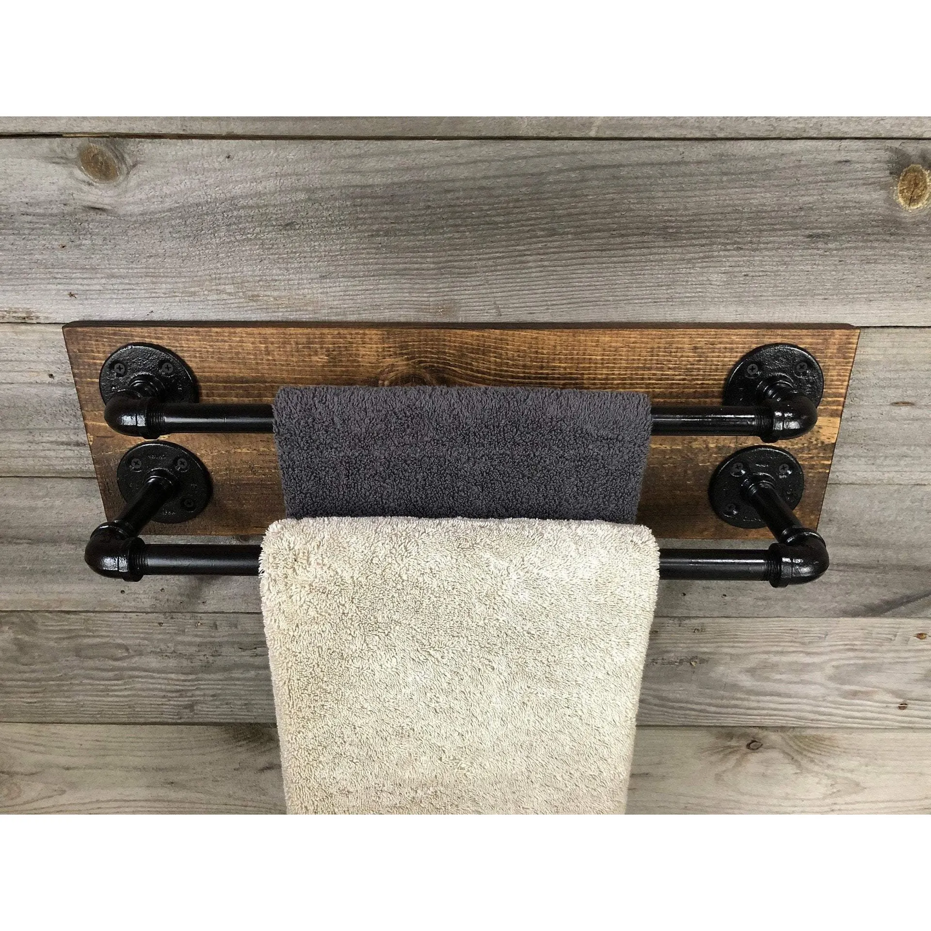 Bath Towel Holder Double Bar Bath Towel Holder