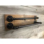 Bath Towel Holder Double Bar Bath Towel Holder