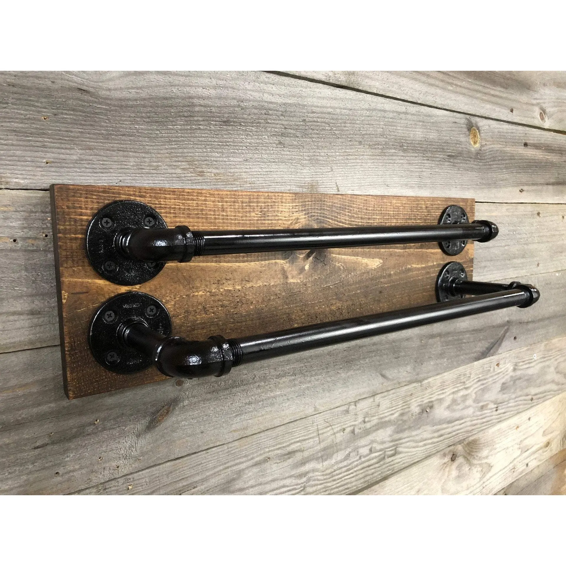 Bath Towel Holder Double Bar Bath Towel Holder