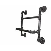 Bath Towel Holder Two Bar Metal Pipe Bath Towel Holder
