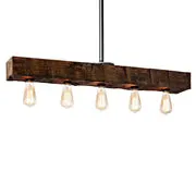Ebony Hand Hewn Recessed Beam Light