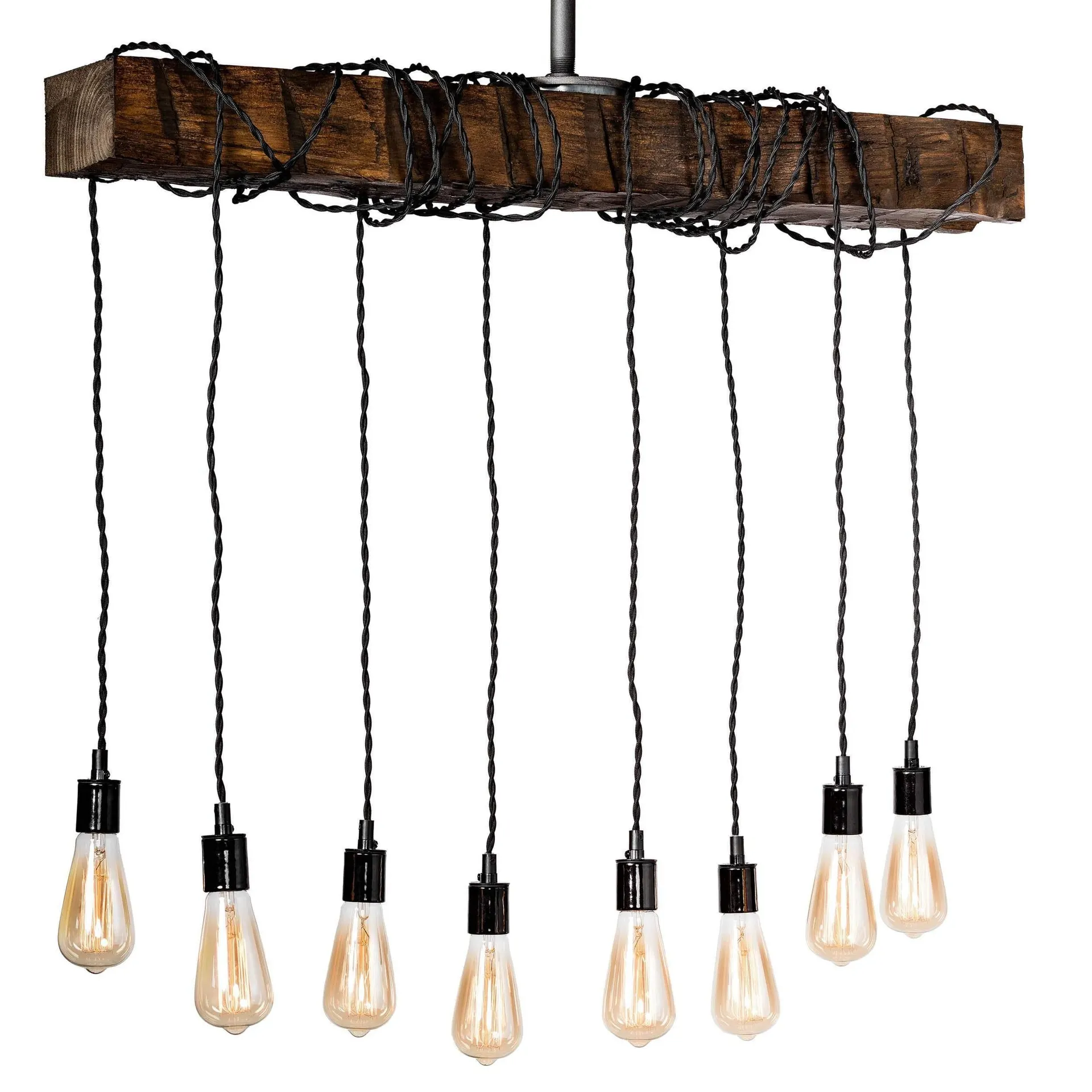 Ebony Hand Hewn Wrapped Beam