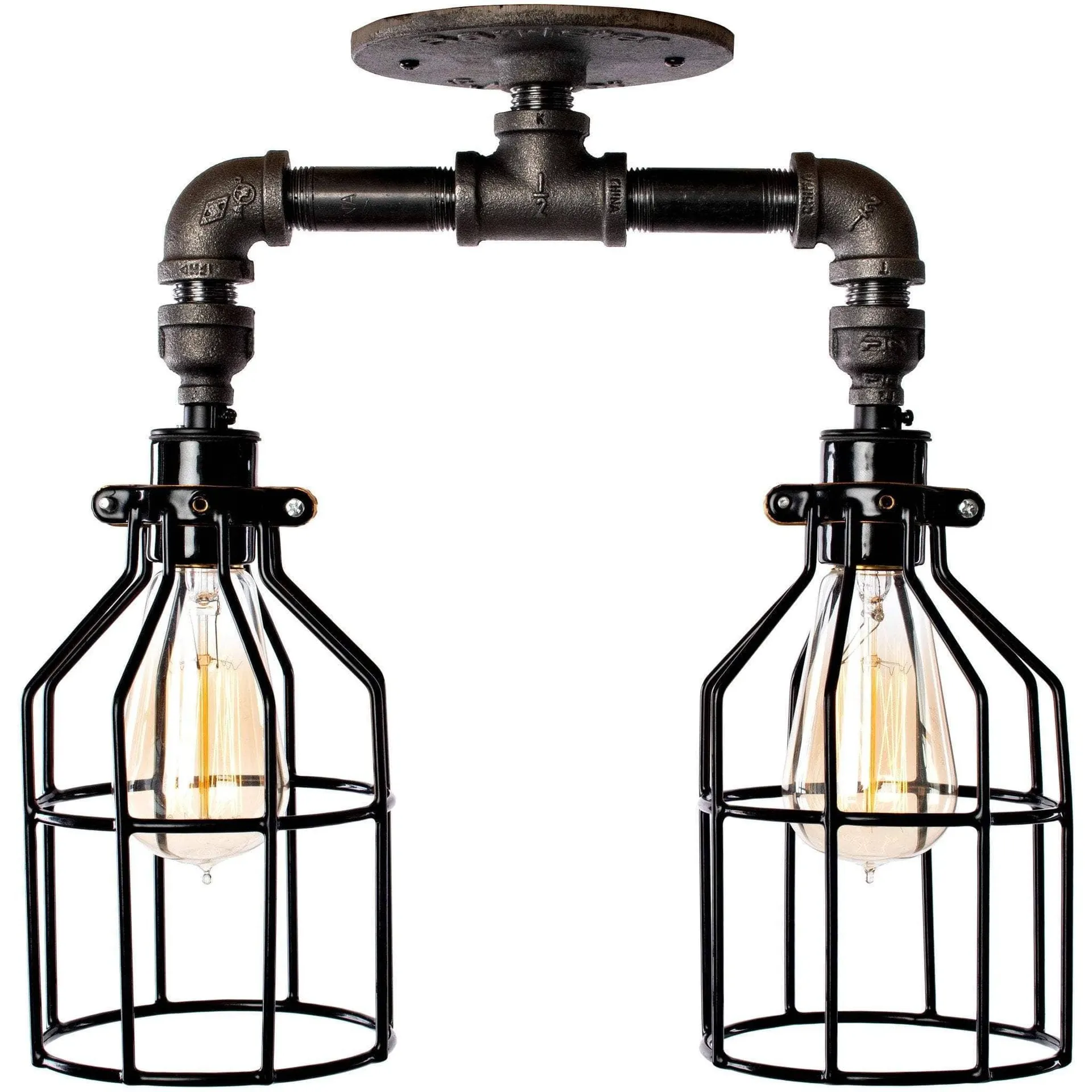 Lighting Industrial Double Pipe Light