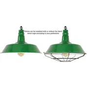 Lighting Single Light Retro Billiard Light—Green