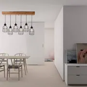 Lighting Six Light Flush Mount Pendant