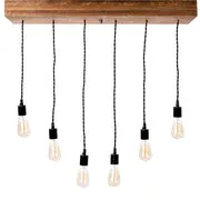 Lighting Six Light Flush Mount Pendant