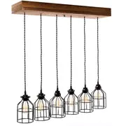 Lighting Six Light Flush Mount Pendant