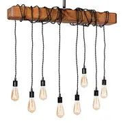 Lighting Wrapped Beam 8-Light Pendant