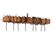 Lighting Wrapped Beam 8-Light Pendant