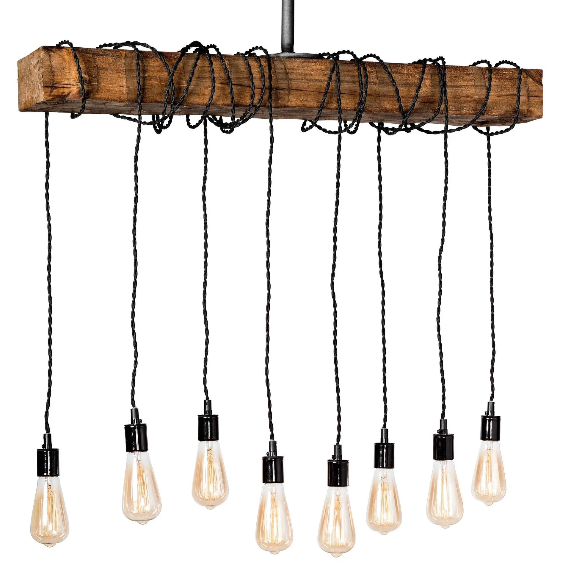 Scalloped Hew Natural Hand Hewn Wrapped Beam